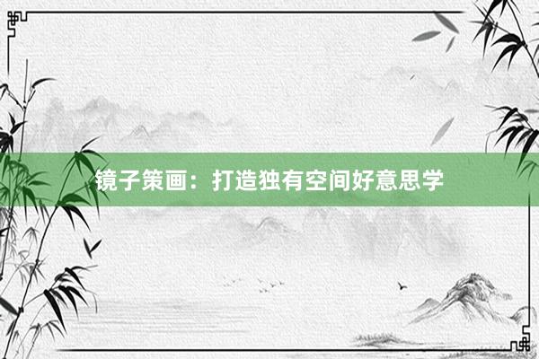 镜子策画：打造独有空间好意思学